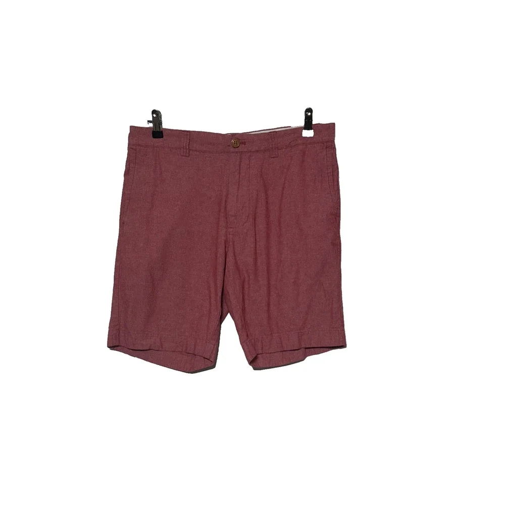 J Crew Shorts Mens‎ 32W Red Chambray Gramercy Chino Actual 32X9 Casual
